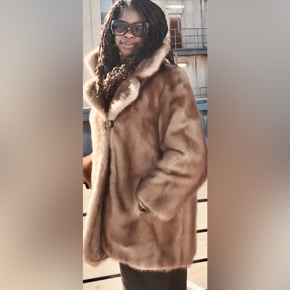 Mink Fur Stroller Coat (vintage)